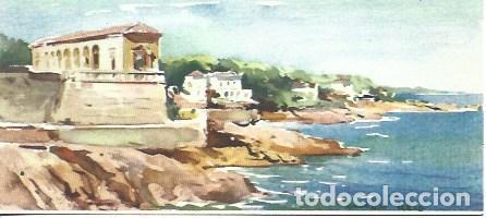 Cartoline: POSTAL A2549: Cami de Ronda en S'Agaro, por Ramon Reig