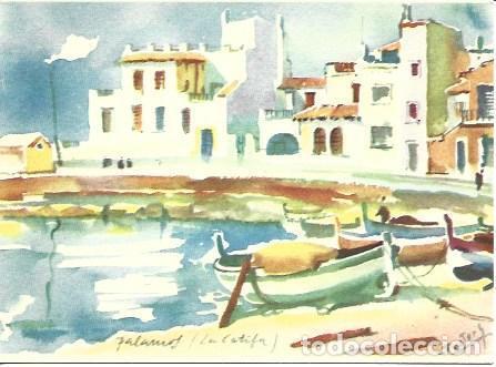 Cartoline: POSTAL A2574: La Catifa de Palamos,por Ramon Reig - NULL