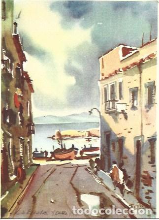 Cartoline: POSTAL A2564: Calle de L'Escala, por Ramon Reig - NULL