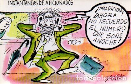 Postales: POSTAL PV02223: Loteria Nacional. Dibujos humoristicos por Pablo, Serie P num. 2/12 - NULL
