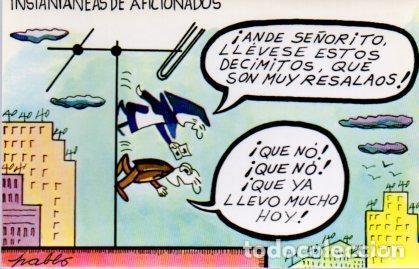 Cartoline: POSTAL PV02228: Loteria Nacional. Dibujos humoristicos por Pablo, Serie P num. 7/12 - NULL