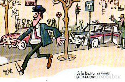 Postales: POSTAL PV02248: Loteria Nacional. Dibujos humoristicos por Mingote, Serie E num. 6/12