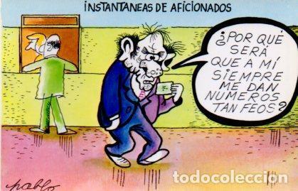 Postcards: POSTAL PV02226: Loteria Nacional. Dibujos humoristicos por Pablo, Serie P num. 5/12 - NULL