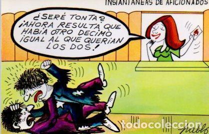 Cartes Postales: POSTAL PV02231: Loteria Nacional. Dibujos humoristicos por Pablo, Serie P num. 10/12 - NULL