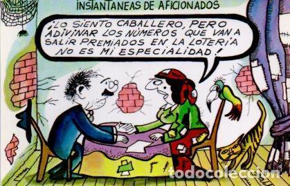 Postkarten: POSTAL PV02222: Loteria Nacional. Dibujos humoristicos por Pablo, Serie P num. 1/12 - NULL