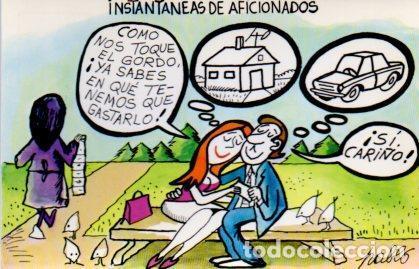 Cartes Postales: POSTAL PV02227: Loteria Nacional. Dibujos humoristicos por Pablo, Serie P num. 6/12 - NULL