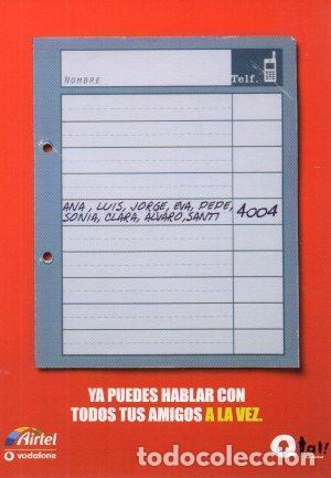 Postales: POSTAL PV02047: Publicidad Airtel Vodafone - NULL