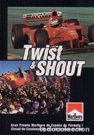 Postales: POSTAL PV02080: Publicidad Premio Marlboro de Espa&ntilde;a Formula 1 1999 Twist&Shout - NULL