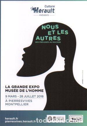 Postales: POSTAL PV02031: Publicidad La Grande Expo Musee de l'Home 2018, Montpellier - NULL