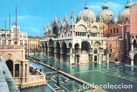 Postkarten: POSTAL PV02410: Piazza San Marco acqua alta, Venezia - NULL