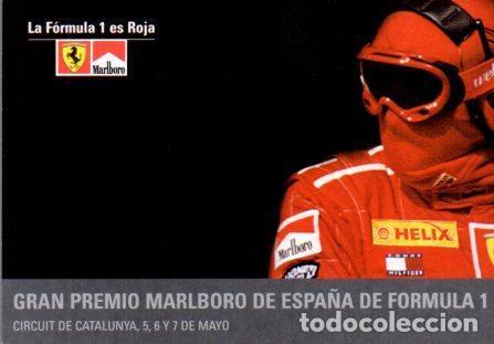 Postales: POSTAL PV02400: Publicidad Gran Premio Marlboro de Espa&ntilde;a Formula 1 - NULL