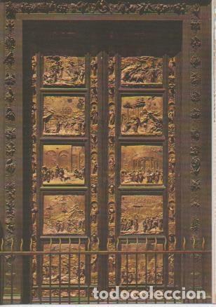 Cartoline: Postal E05797: Basttitero-Porta del Paradiso.Firenze <acorde&oacute;n> - Varios