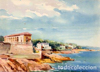 Postkarten: POSTAL PV02498: Cami de ronda en S'Agaro por Ramon Reig - NULL