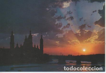 Postkarten: Postal E06020: Puesta de Sol.Zaragoza - Varios