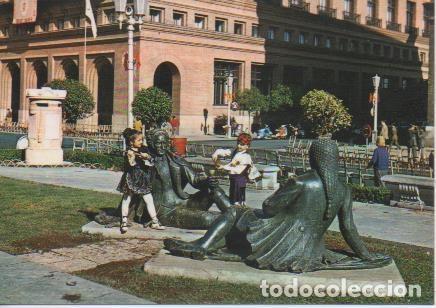 Cartes Postales: Postal E06009: Monumento Majas de Goya. Zaragoza - Varios