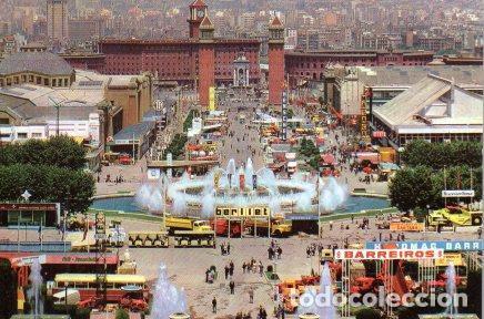 Cartes Postales: POSTAL PV01556: Feria de Muestras y Plaza Espa&ntilde;a en Barcelona - NULL