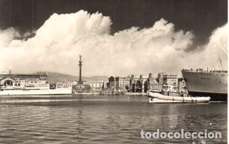 Postkarten: POSTAL PV01514: Muelle y Puerta de la Paz, Barcelona - NULL