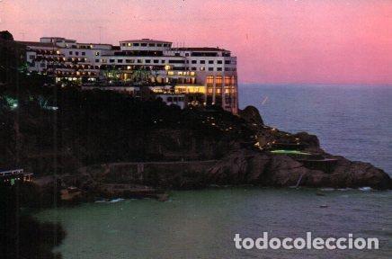 Postkarten: POSTAL PV01598: Vista nocturna del hotel Cap Sa Sal en Bagur - NULL