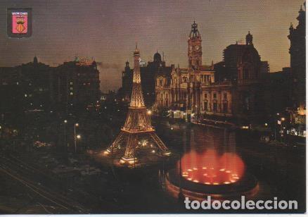 Postais: Postal E06117: Plaza del Caudillo en Fallas. Valencia - Varios
