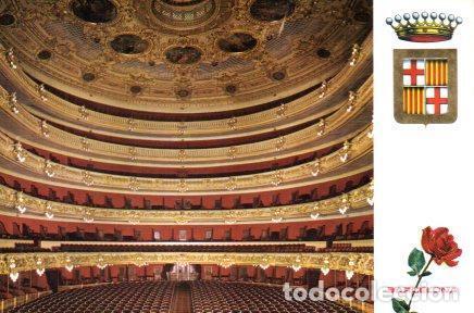 Cartoline: POSTAL PV01566: Interior teatro del Liceo, Barcelona - NULL
