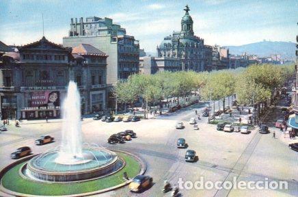 Cartoline: POSTAL PV01576: Fuente y Paseo de Gracia en Barcelona - NULL