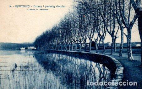 Cartoline: POSTAL PV02997: Banyoles Estany i passeig circular - NULL