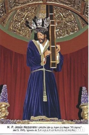 Postales: POSTAL A1277: Nuestro Padre Jesus Nazareno. Iglesia de San Agustin de Montilla, Cordoba - NULL