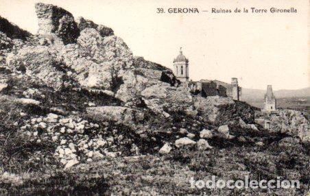 Postcards: POSTAL PV02984: Ruinas de la Torre Gironella en Gerona - NULL