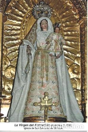Postales: POSTAL A1199: La Virgen del Patrocinio. Iglesia de San Bernardo de Sevilla - NULL