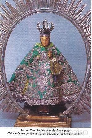 Cartoline: POSTAL A1224: La Virgen de Parraces. Patrona de Bercial, Segovia - NULL