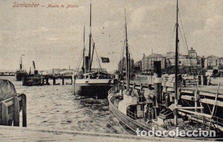 Postales: POSTAL PV03385: Muelle de Maura en Santander - Foto 1