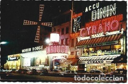 Postales: POSTAL L00390: Moulin Rouge en Paris - Foto 1