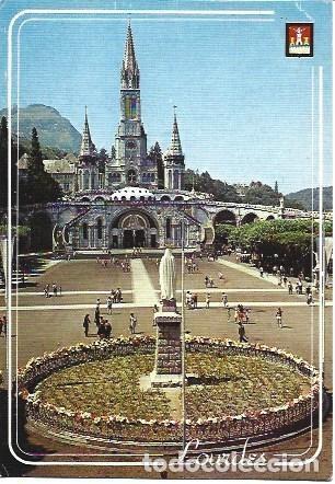 Postales: POSTAL L00654: Basilica y Virgen de Lourdes - NULL