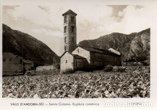 Cartoline: POSTAL PV02664: Esglesia de Santa Coloma, Andorra