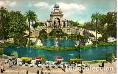 Postcards: POSTAL PV02537: Cascada del Parque de la Ciudadela, Barcelona - NULL