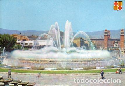 Postais: POSTAL PV02587: Barcelona Fuente monumental de Montjuich - NULL