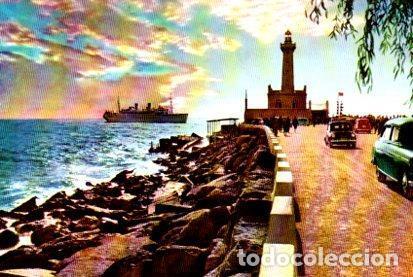 Postales: POSTAL PV02577: Atardecer en el Rompeolas de Barcelona - NULL