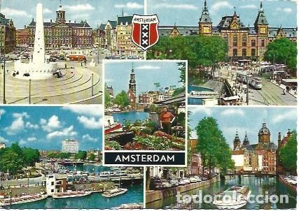 Postales: POSTAL L00171: Vistas de Amsterdam - Foto 1