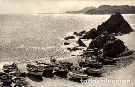 Postcards: POSTAL PV02751: Playa La Caleta a contraluz, Lloret de Mar - NULL