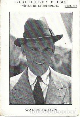 Cartoline: POSTAL A3278: Walter Huston