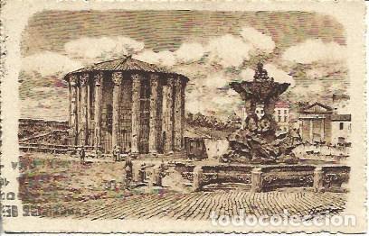 Postales: POSTAL A3027: Templo de Vesta en Roma - Foto 1