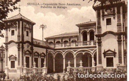 Postales: POSTAL PV03613: Sevilla. Exposicion Ibero Americana Pabellon de Malaga