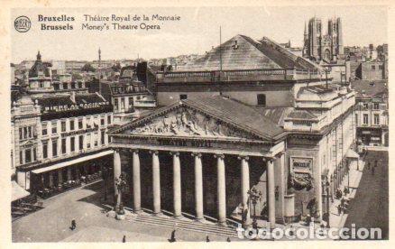Postais: POSTAL PV03807: Bruxelles, Theatre Royal de la Monnaie - NULL