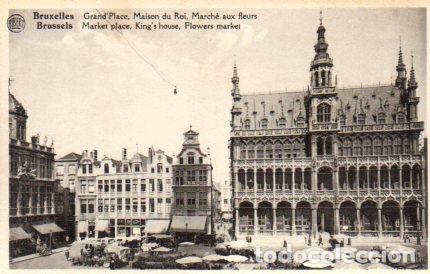 Postcards: POSTAL PV03730: Bruxelles, Maison du Roi Grand Place