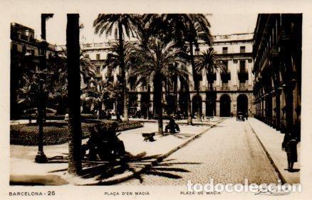 Cartes Postales: POSTAL PV03756: Pla&ccedil;a d'en Macia, Barcelona - NULL