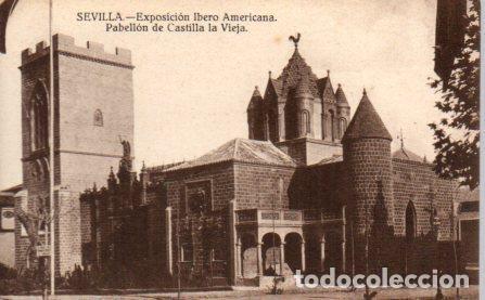 Postais: POSTAL PV03715: Exposicion Ibero Americana en Sevilla Pabellon de Castilla la Vieja - NULL