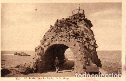Postales: POSTAL PV03745: Biarritz, Le Rocher de la Vierge - Foto 1