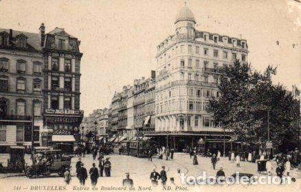 Postais: POSTAL PV03740: Bruxelles, Entree du Boulevard du Nord - NULL