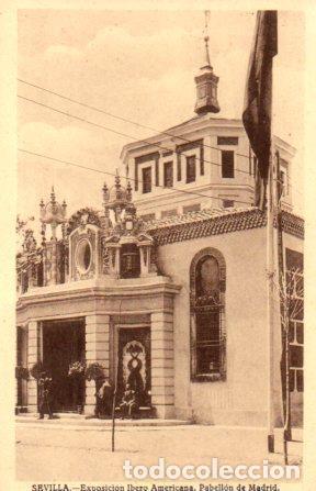 Postales: POSTAL PV03426: Sevilla. Exposicion Ibero Americana Pabellon de Madrid