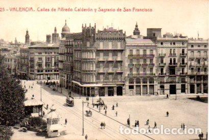 Cartoline: POSTAL PV03469: Calles de Alfredo Calderon y Sagrario de San Francisco, Valencia - NULL